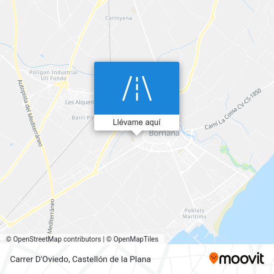 Mapa Carrer D'Oviedo