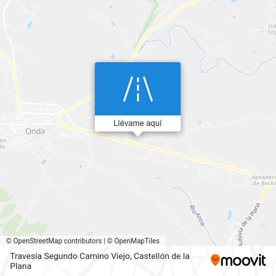 Mapa Travesía Segundo Camino Viejo