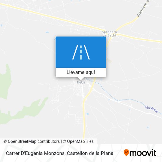 Mapa Carrer D'Eugenia Monzons
