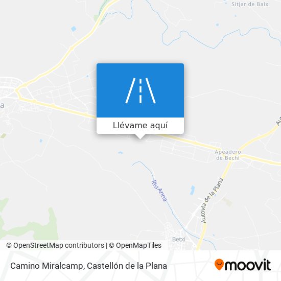 Mapa Camino Miralcamp