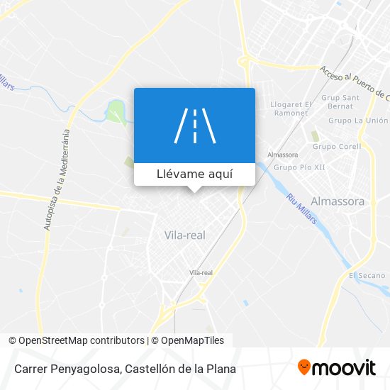 Mapa Carrer Penyagolosa