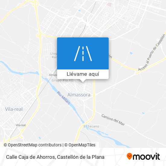 Mapa Calle Caja de Ahorros