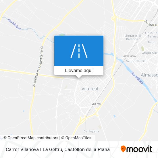Mapa Carrer Vilanova I La Geltrú