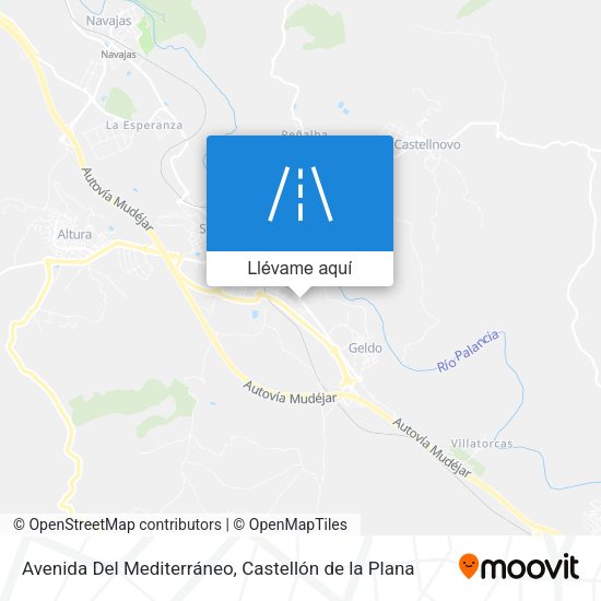 Mapa Avenida Del Mediterráneo