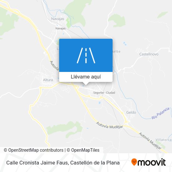 Mapa Calle Cronista Jaime Faus