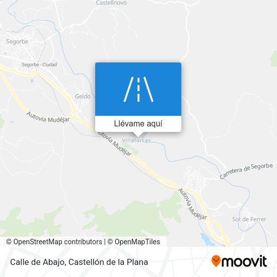 Mapa Calle de Abajo