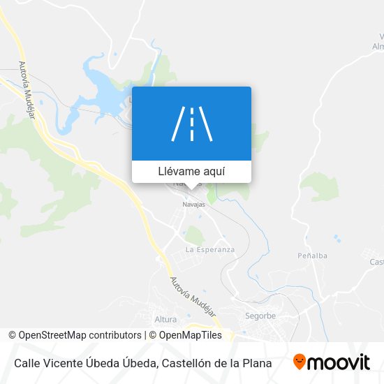 Mapa Calle Vicente Úbeda Úbeda