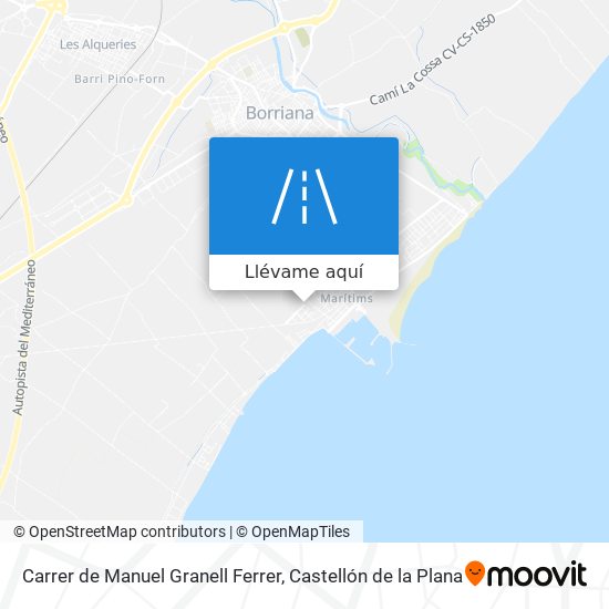 Mapa Carrer de Manuel Granell Ferrer