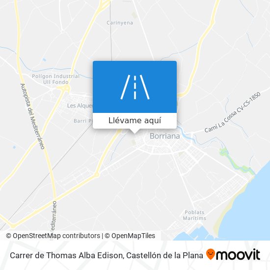 Mapa Carrer de Thomas Alba Edison