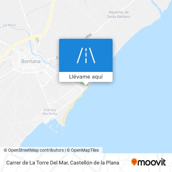 Mapa Carrer de La Torre Del Mar