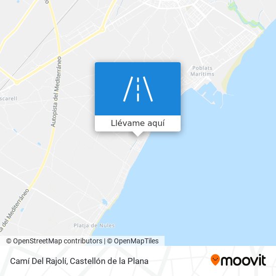 Mapa Camí Del Rajolí