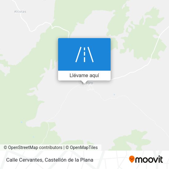 Mapa Calle Cervantes