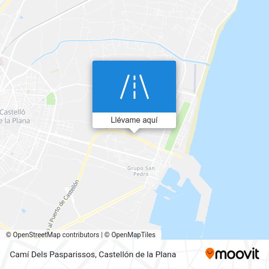 Mapa Camí Dels Pasparissos