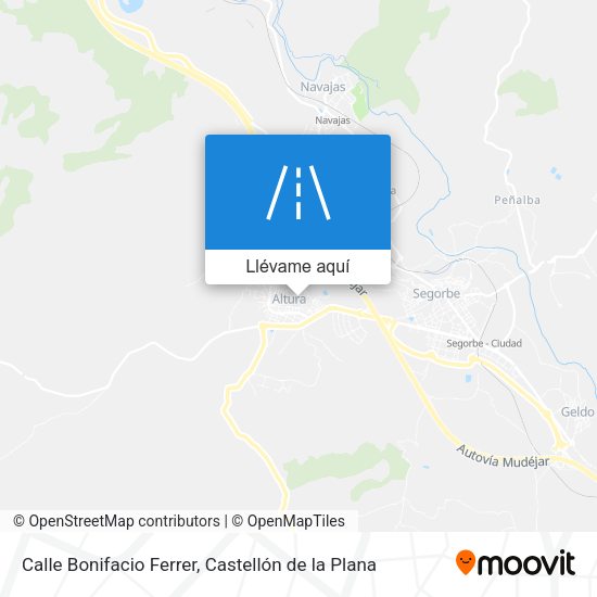 Mapa Calle Bonifacio Ferrer