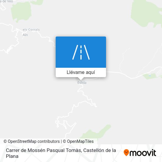 Mapa Carrer de Mossén Pasqual Tomàs