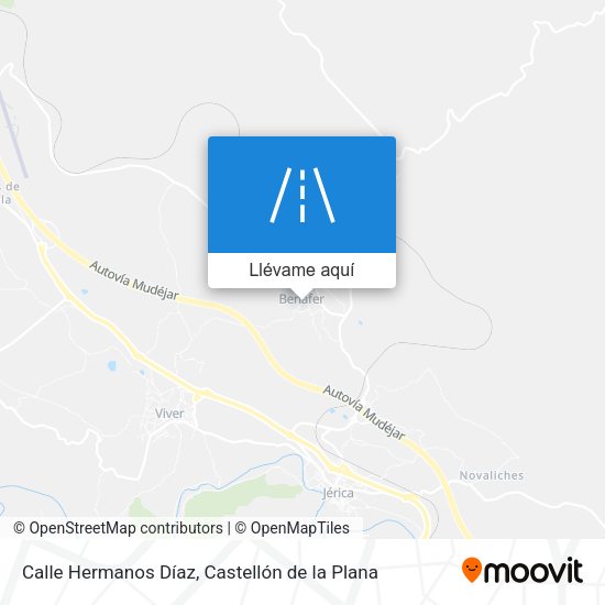 Mapa Calle Hermanos Díaz