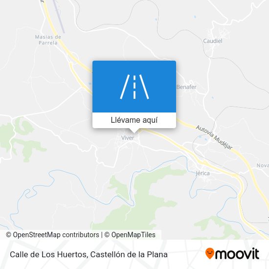 Mapa Calle de Los Huertos
