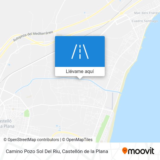 Mapa Camino Pozo Sol Del Riu