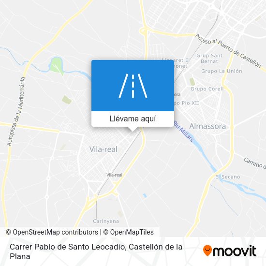 Mapa Carrer Pablo de Santo Leocadio