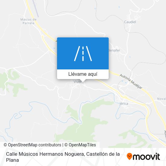 Mapa Calle Músicos Hermanos Noguera