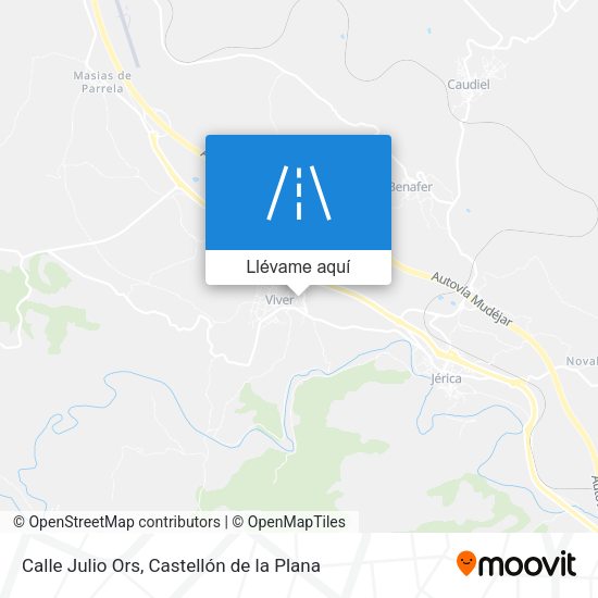 Mapa Calle Julio Ors