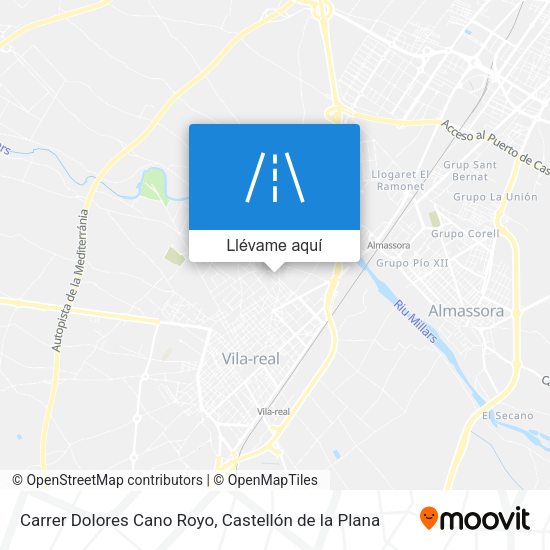 Mapa Carrer Dolores Cano Royo
