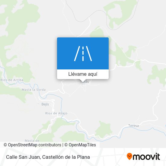 Mapa Calle San Juan