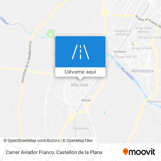 Mapa Carrer Aviador Franco