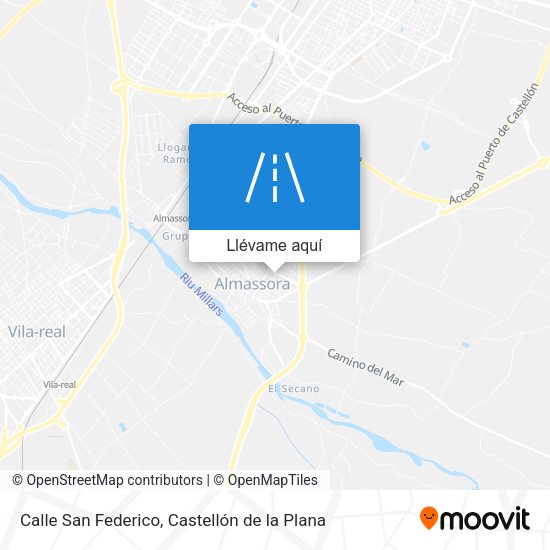 Mapa Calle San Federico