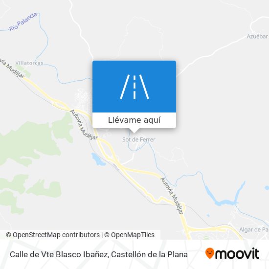 Mapa Calle de Vte Blasco Ibañez