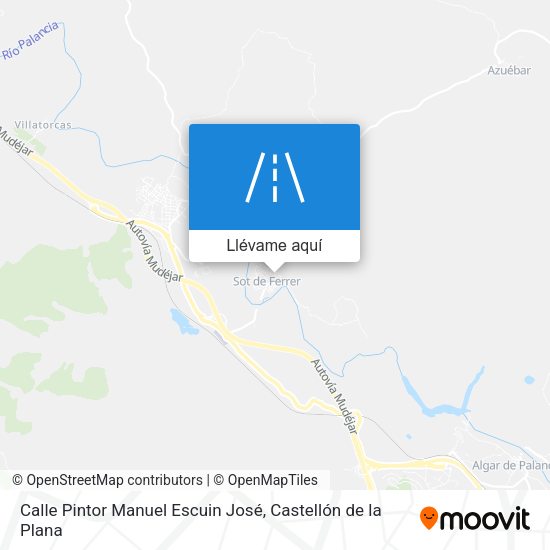 Mapa Calle Pintor Manuel Escuin José