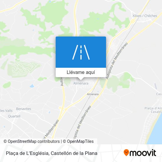 Mapa Plaça de L'Església