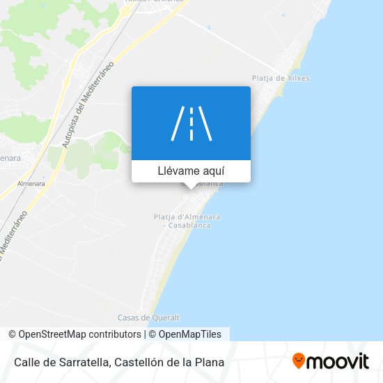 Mapa Calle de Sarratella