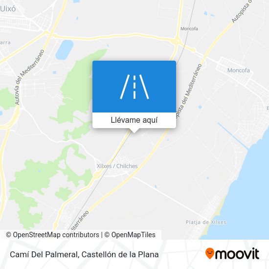 Mapa Camí Del Palmeral
