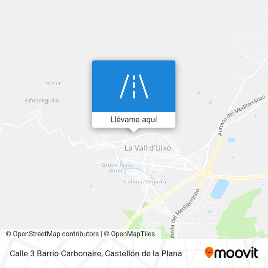 Mapa Calle 3 Barrio Carbonaire