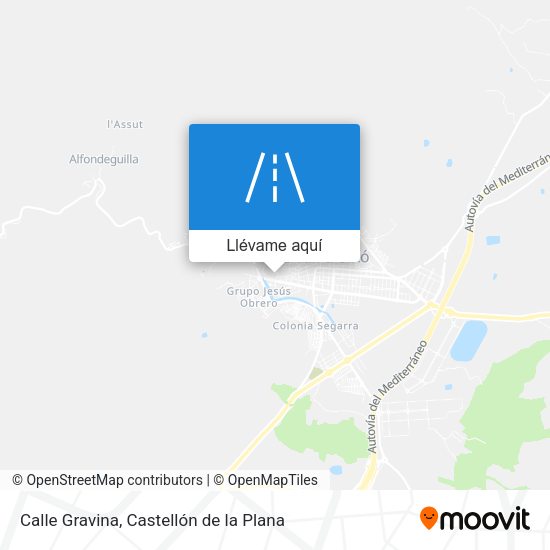Mapa Calle Gravina