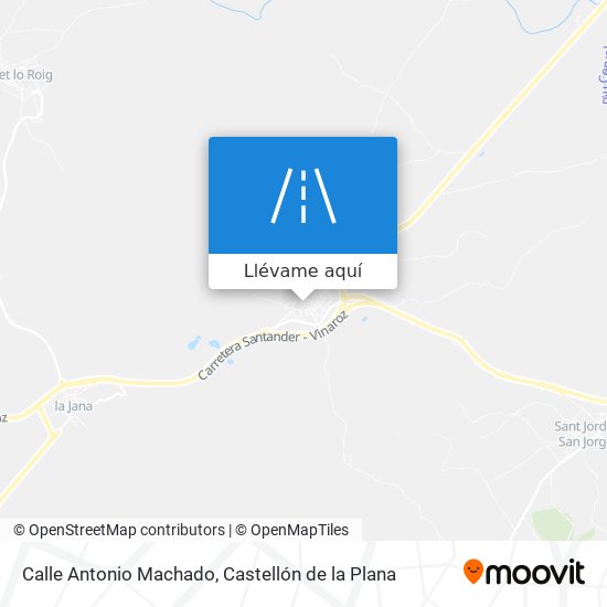 Mapa Calle Antonio Machado