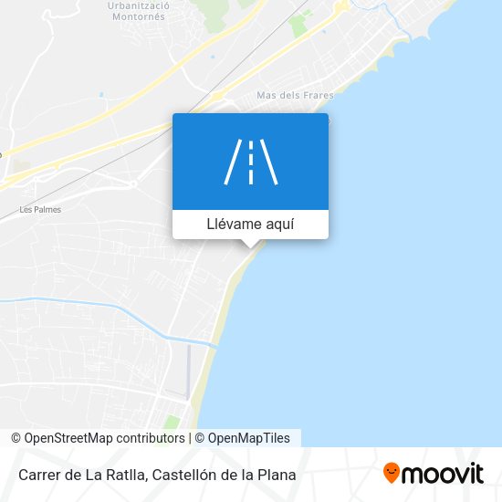 Mapa Carrer de La Ratlla