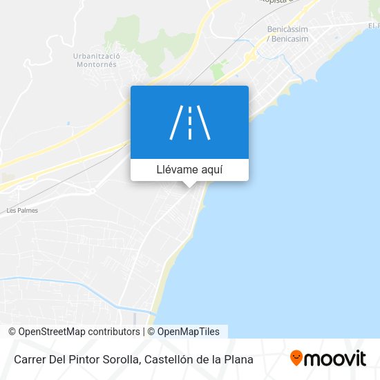 Mapa Carrer Del Pintor Sorolla