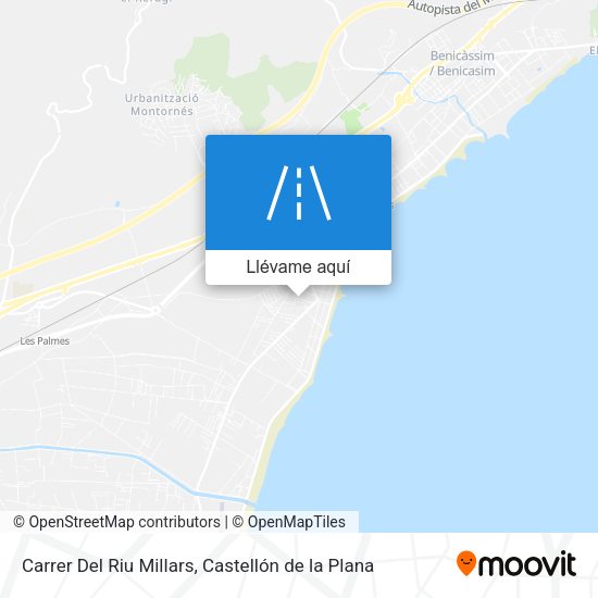 Mapa Carrer Del Riu Millars