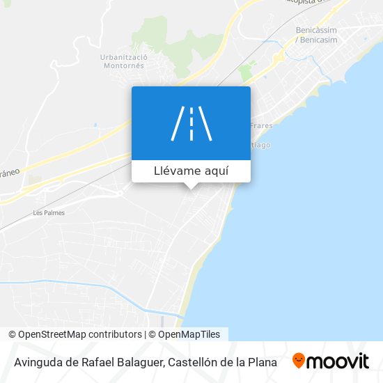 Mapa Avinguda de Rafael Balaguer