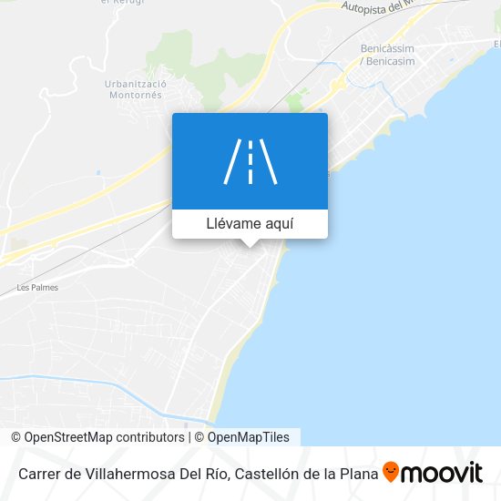 Mapa Carrer de Villahermosa Del Río