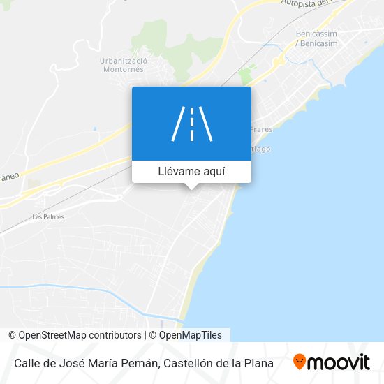 Mapa Calle de José María Pemán