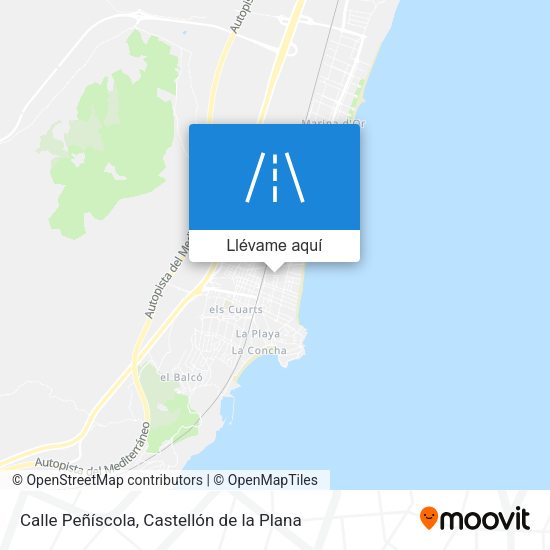 Mapa Calle Peñíscola