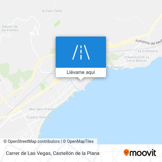 Mapa Carrer de Las Vegas
