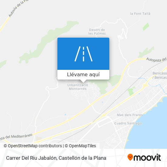 Mapa Carrer Del Riu Jabalón