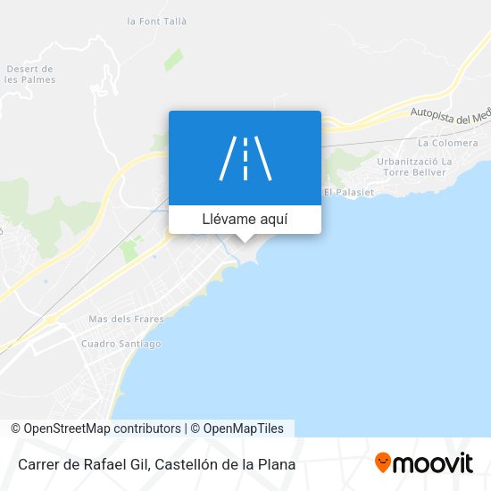 Mapa Carrer de Rafael Gil