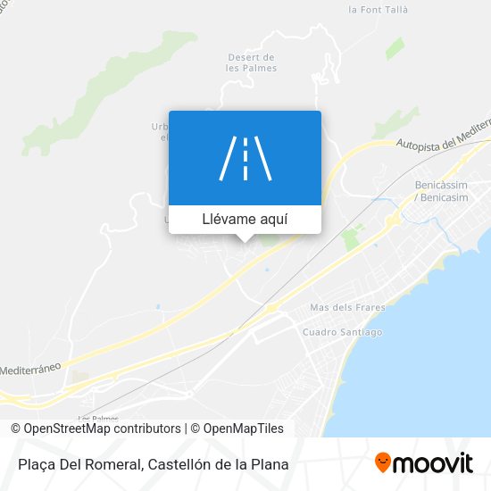 Mapa Plaça Del Romeral