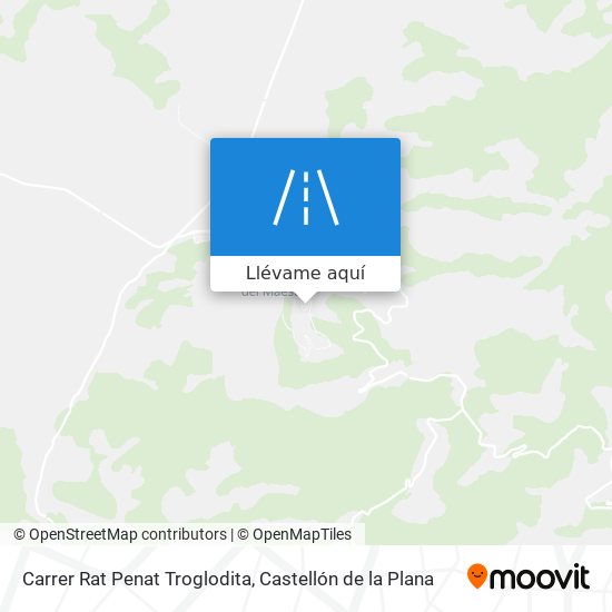 Mapa Carrer Rat Penat Troglodita