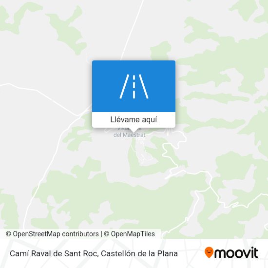 Mapa Camí Raval de Sant Roc